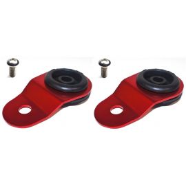 Torque Solution Radiator Mount Combo with Inserts (RED) : Mitsubishi Evolution 7/8/9 buy in USA