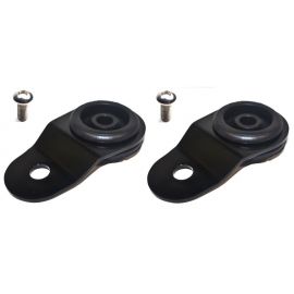 Torque Solution Radiator Mount Combo with Inserts (Black) : Mitsubishi Evolution 7/8/9 buy in USA