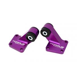 Torque Solution 03-06 Mitsubishi EVO VII-IX Billet Rear Differential Mounts - Purple buy in USA