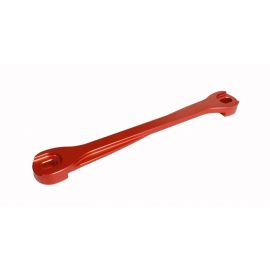 Torque Solution Billet Battery Tie Down: Subaru WRX/STi/Legacy/Forester/Outback Red buy in USA