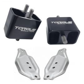 Torque Solution Solid Billet Engine Mounts w/ Mount Plates: 02-14 Subaru WRX / 04-17 STI buy in USA