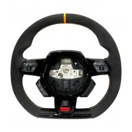 Lamborghini Huracan Performante Leather Steering Wheel Alcantara/Orange Stitches OEM buy in USA