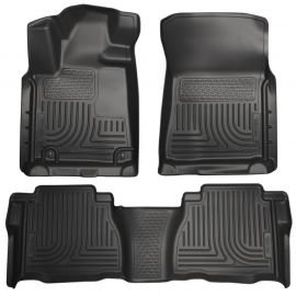 Husky Liners 07-11 Toyota Tundra Double/CrewMax Cab WeatherBeater Combo Black Floor Liners buy in USA