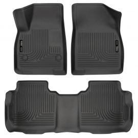 Husky Liners Weatherbeater 17-23 Cadillac XT5 / 17-23 GMC Acadia Front & 2nd Seat Floor Liners - Blk buy in USA