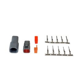 AEM DTM-Style 4-Way Connector Kit w/ Plug / Receptacle / Wedge Locks / 5 Female Pins / 5 Male Pins buy in USA