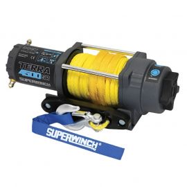 Superwinch 4500 LBS 12V DC 1/4in x 50ft Synthetic Rope Terra 4500SR Winch - Gray Wrinkle buy in USA