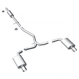 MagnaFlow 11-13 Ford Explorer V6 3.5L SS Catback Exhaust Dual Split Rear Exit w/ 3.5in SS Tips buy in USA