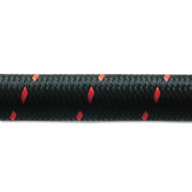 Vibrant -10 AN Two-Tone Black/Red Nylon Braided Flex Hose (2 foot roll) buy in USA