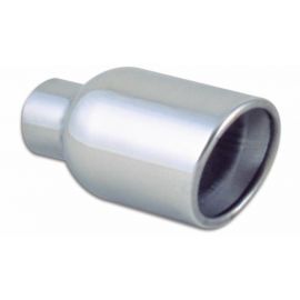 Vibrant 4in Round SS Exhaust Tip (Double Wall Resonated Angle Cut Rolled Edge) buy in USA