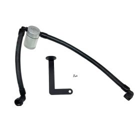 J&L 10-19 Ford Flex EcoBoost V6 Passenger Side Oil Separator 3.0 - Clear Anodized buy in USA