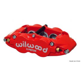 Wilwood Caliper-Narrow Superlite 6R-RH - Red 1.62/1.12/1.12in Pistons 1.25in Disc buy in USA