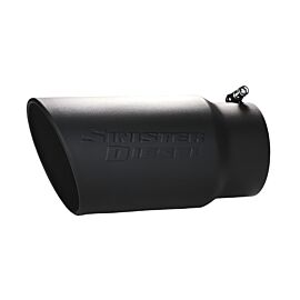 Sinister Diesel Universal Black Ceramic Coated Stainless Steel Exhaust Tip (5in to 6in) buy in USA