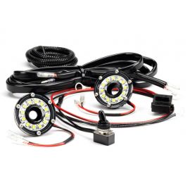 KC HiLiTES Cyclone 2in. LED Universal Under Hood Lighting Kit (Incl. 2 Cyclone Lights/Switch/Wiring) buy in USA