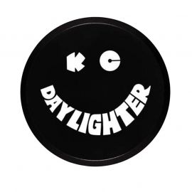 KC HiLiTES 6in. Round Hard Cover for Daylighter/SlimLite/Pro-Sport (Single) - Black w/White Smile buy in USA