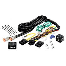 KC HiLiTES Wiring Harness w/40 AMP Relay & LED Rocker Switch (Up to 2 - 130w Lights) buy in USA