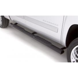 Lund 2019 Chevrolet Silverado 1500 Crew Cab 5in Oval Straight Steel Nerf Bars - Black buy in USA