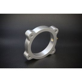 Torque Solution Throttle Body Spacer (Silver): Hyundai Genesis V6 3.8L 2013+ buy in USA