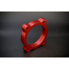 Torque Solution Throttle Body Spacer - Red: Hyundai Genesis V6 13+ buy in USA