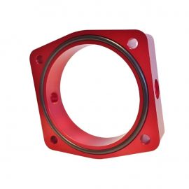 Torque Solution 03-06 Nissan 350Z / 02-09 Nissan Maxima 3.5L V6 Throttle Body Spacer (Red) buy in USA