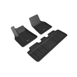 3D MAXpider 2020-2021 Tesla Model Y Elitect 1st & 2nd Row Floormats - Black buy in USA