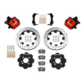 Wilwood Combination Parking Brake Rear Kit 11.75in Drilled Red Mini Cooper buy in USA