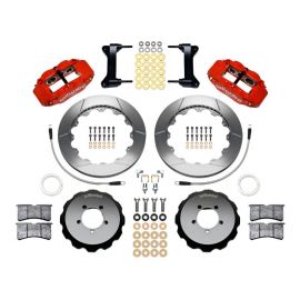 Wilwood Narrow Superlite 6R Front Hat Kit 12.88in Red 2012-Up Toyota / Scion FRS w/ Lines buy in USA