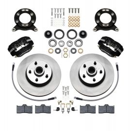 Wilwood Forged Dynalite-M Front Kit 11.30in 1 PC Rotor&Hub 1965-1969 Mustang Disc & Drum Spindle buy in USA