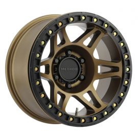 Method MR106 Beadlock 17x9 -44mm Offset 5x5 71.5mm CB Method Bronze w/BH-H24125 Wheel buy in USA