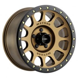 Method MR305 NV 17x8.5 0mm Offset 5x5 94mm CB Method Bronze/Black Street Loc Wheel buy in USA