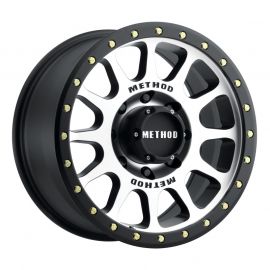 Method MR305 NV 17x8.5 0mm Offset 8x6.5 130.81mm CB Machined/Black Street Loc Wheel buy in USA