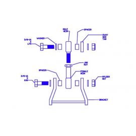 Progress Tech 01-05 Honda Civic Rear Sway Bar Adapter Kit buy in USA