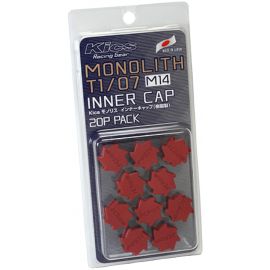 Project Kics M14 Monolith Cap - Red (Only Works For M14 Monolith Lugs) - 20 Pcs buy in USA