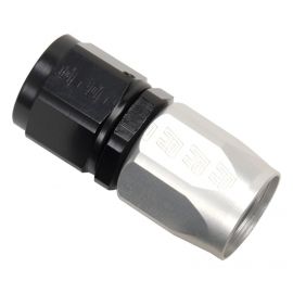 Russell Performance -6 AN Black/Silver Straight Full Flow Hose End buy in USA