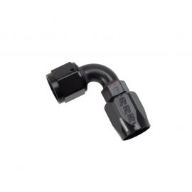 Russell Performance -8 AN Black 90 Degree Full Flow Hose End buy in USA