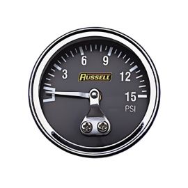 Russell Performance 15 psi fuel pressure gauge (Non liquid-filled) buy in USA