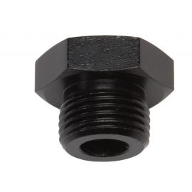 Russell Performance -6 AN Straight Thread Plug (Black) buy in USA