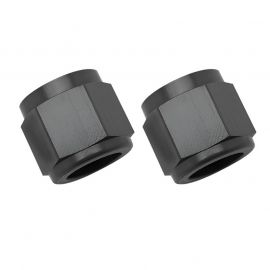 Russell Performance -6 AN Tube Nuts 3/8in dia. (Black) (2 pcs.) buy in USA