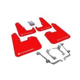 Rally Armor 08-11 Subaru STI (Hatch Only) / 11-14 WRX (Hatch Only) Red UR Mud Flap w/ White Logo buy in USA