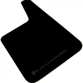 Rally Armor Universal Fit (No Hardware) Basic Plus Black Mud Flap w/ Black Logo buy in USA