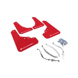 Rally Armor 2012-18 Fiat 500 (Pop/Sport/Lounge/Abarth) Red Mud Flap w/ White Logo buy in USA