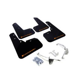 Rally Armor 13-17 Subaru XV Crosstrek Black Mud Flap w/ Orange Logo buy in USA