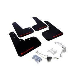 Rally Armor 13-17 Subaru Crosstrek XV Black UR Mud Flap w/ Red Logo buy in USA