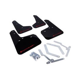 Rally Armor 12-19 Ford Focus ST / 16-19 RS Black Mud Flap w/ Red Logo buy in USA