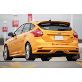 Rally Armor 12-19 Ford Focus ST / 16-19 RS Black UR Mud Flap w/ Tangerine Scream Logo buy in USA