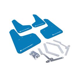 Rally Armor 12-19 Ford Focus (Incl. ST) / 16-19 RS Nitrous Blue UR Mud Flap w/ White Logo buy in USA