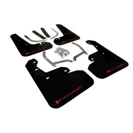 Rally Armor 17-22 Subaru Impreza Black UR Mud Flap w/ Red Logo buy in USA