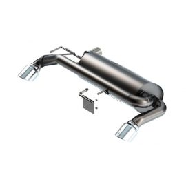 Borla 21-22 Ford Bronco 2.7L V6 4WD ATAK Axle Back Exhaust w/ Bright Chrome Tips buy in USA