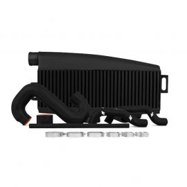 Mishimoto Subaru 02-07 WRX/04-07 STi Top-Mount Intercooler Kit - Powder Coated Black & Black Hoses buy in USA