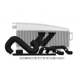 Mishimoto Subaru 02-07 WRX/04-07 STi Top-Mount Intercooler Kit - Powder Coated Silver & Black Hoses buy in USA