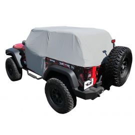 Rampage 2007-2018 Jeep Wrangler(JK) Cab Cover With Door Flaps - Grey buy in USA